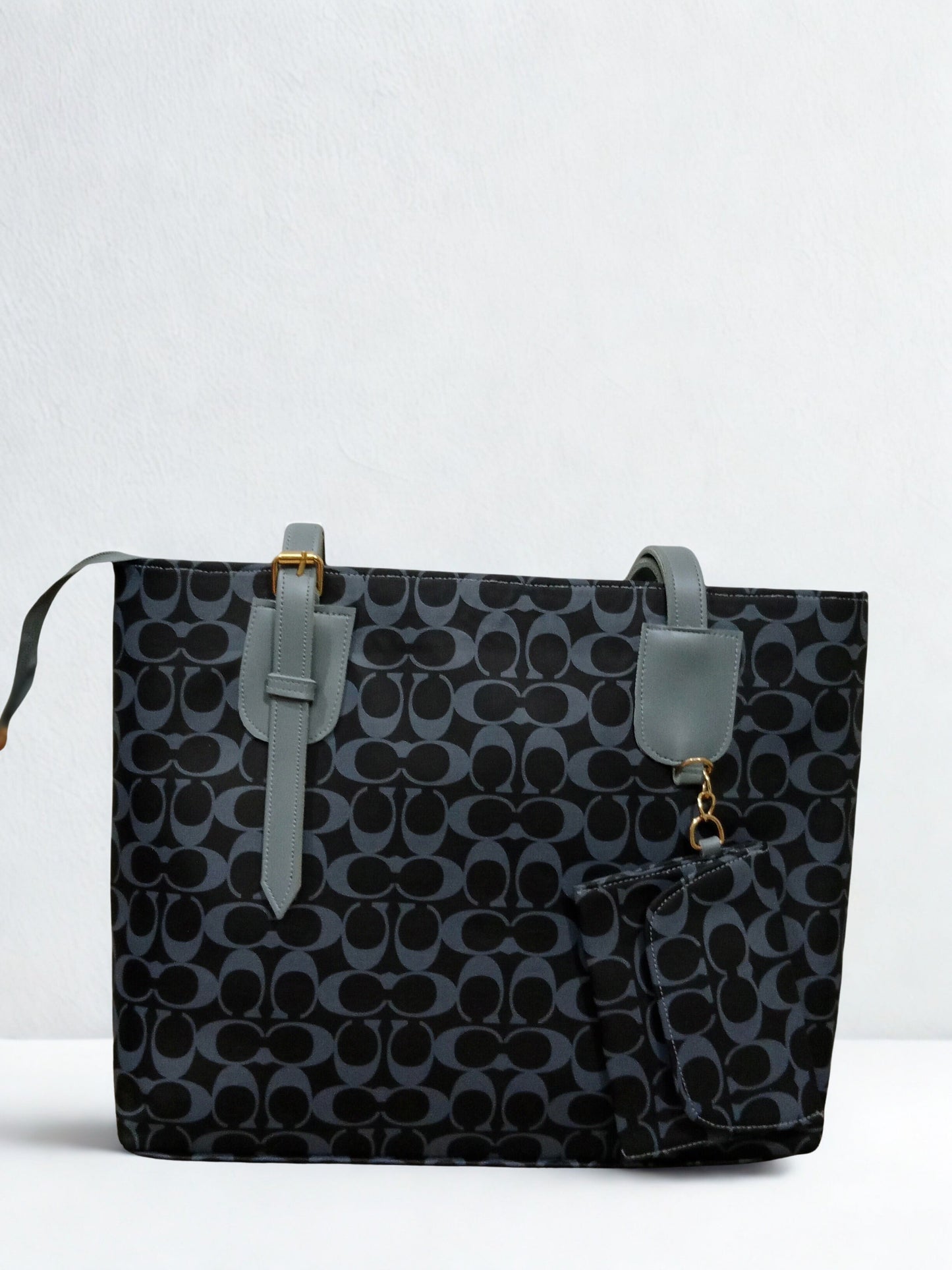 "Spacious Tote with Mini Pouch"