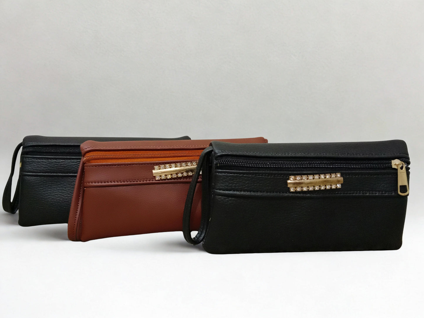 Dual Layer 4-Zip Ladies Pouch