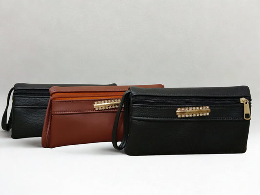 Dual Layer 4-Zip Ladies Pouch