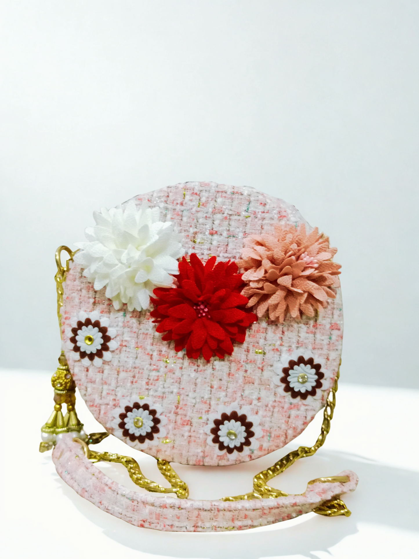 "Fancy Circle Shoulder Bag"